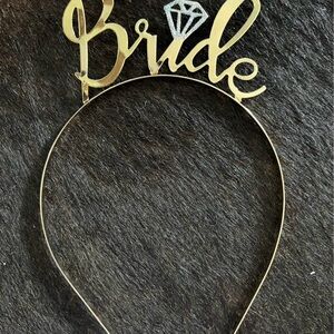 Gold Bride Headband